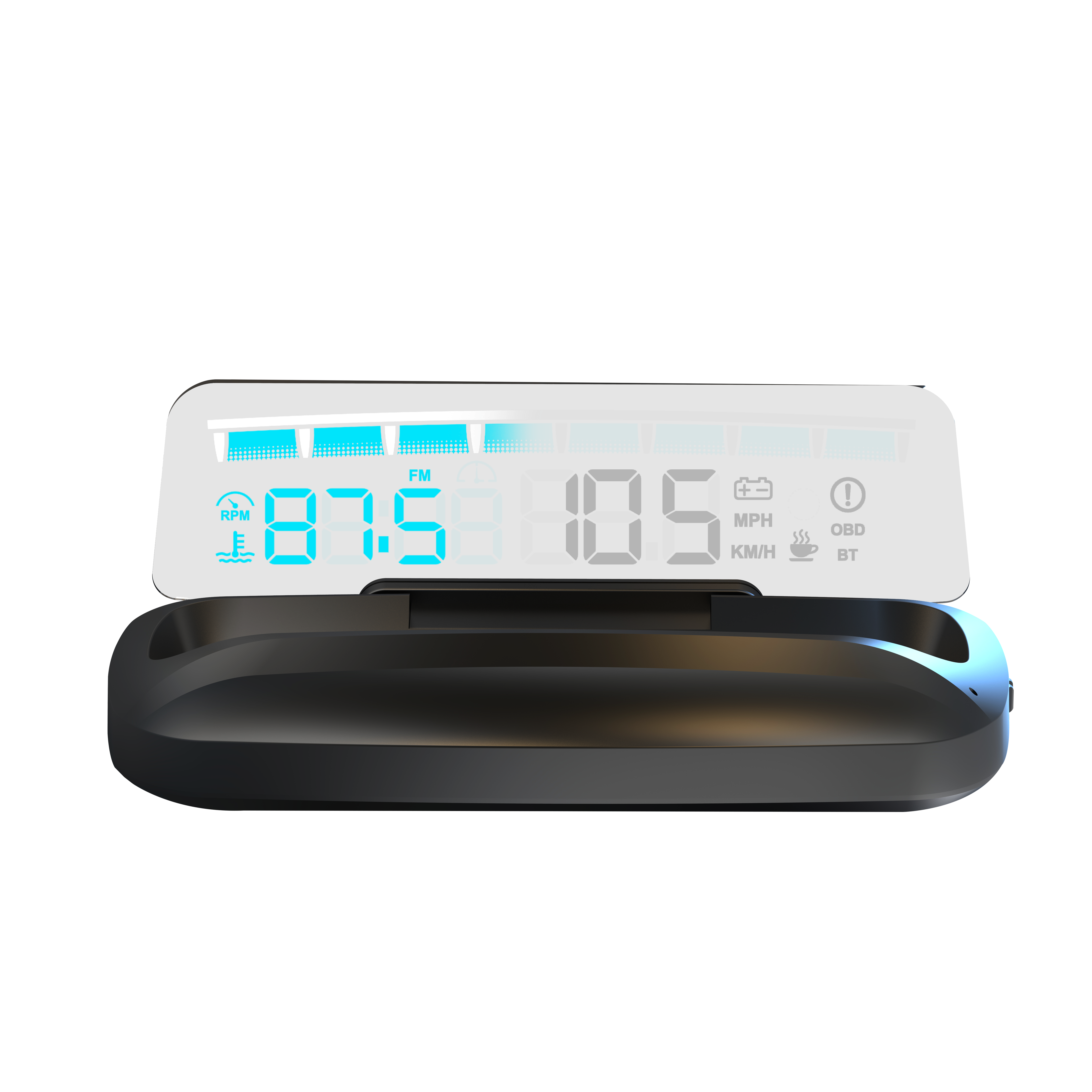 High-Brightness Cold-Light Screen Display Virtual HD Projection Head up Display for Car with Steering Remote Con